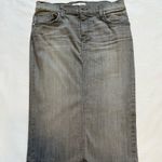 Rebecca Minkoff Gray Denim Midi Pencil Skirt Women’s Size 29 Photo 0