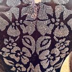 J.R.Nites J.R. Nites Elegant Black Beaded Floral Velvet Blouse J.R. Nites Elegant Black Beaded Floral Velvet Blouse Photo 10