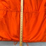 DKNY Vintage Parka Jacket Large Orange Hooded Cotton Shell Made in Hong Kong 90s Photo 9