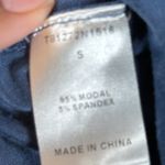 Tart  Tie Dye Twist Front Short Sleeve Blue Blouse Shirt Size Small EUC #0178 Photo 4