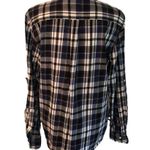 Lauren Ralph Lauren LRL Womens Size L Large Plaid Button Up Shirt Blue Photo 1