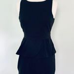 Tibi New York Black Sleeveless Peplum Dress Photo 0