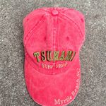 Tsunami Surf Shop Myrtle Beach Cap Red Photo 0