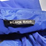 Black Halo Elegant Royal Blue Halter Sheath Dress Size 4 Photo 9