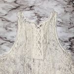 American Eagle  Outfitters | Sleeveless Lace Tank Top | Cream | Women's | S Photo 3
