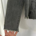 LOGO By Lori Goldstein 4/$25   Distressed Edges Denim Jacket Frayed Grey Sz 4 Photo 5