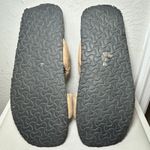 Free People ‎ Fairmont Women's 8 Platform Slide Sandals Suede Cork Beige Size 38 Photo 6