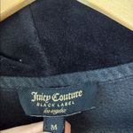 Juicy Couture Y2K Black Label Velour Hoodie Medium Photo 4