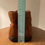 Comfortview Faux Suede Side Zip Bohemian Rust Ankle Bootie-10 Photo 3