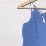 1. State  Blue Strappy Back Slit Skirt Maxi Dre Photo 3