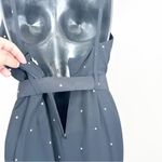 Giorgio Armani Vintage 90's Le Collezioni Dress Womens 6 Black Belted Polka Dots Photo 4