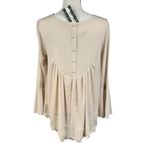 Ultra Pink Small Victorian Top Asymmetrical Crochet Lace Lined Long Bell Sleeves Photo 6