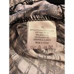 None Black White Cross Hatch Print Sun Dress XL Photo 7