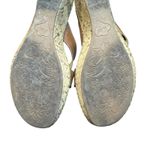 Adrienne Vittadini Sport Sandals Womens Size 10 Taupe Cape Ann Wedge Back Zip Photo 2