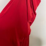 Catherine Malandrino  Spring 2014 Vogue Runway red white front split dress 10 Photo 5