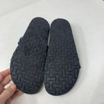 NAOT Prescott Size 37 Strappy Blue Green Gold Leather Slide Cork Footbed Sandal Photo 6