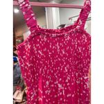 DOKOTOO Womens Pink White Floral Smocked Maxi Dress Jumpsuit Spaghetti Strap Size XL Photo 9