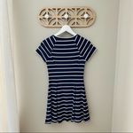 Urban Outfitters BDG by Fit & Flare Striped Short Sleeve Dress Blue Sz S… Photo 3