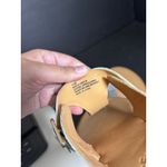 Kork-Ease NWOT  Belmont Leather Thong-Strap Platform Sandal 11 Metallic Silver Photo 6