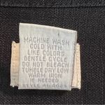 J Jill Womens Linen Button Up Jacket Sz MP Minimalist Capsule Wardrobe Lagenlook Black Photo 7