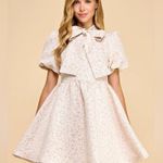 TCEC 🔆  Puff Sleeve Bow Babydoll Dress - Size Medium Photo 2