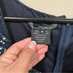 NWT Pisarro Nights Women's Blue Faux Pearl Bodice Gown size 14 Photo 9