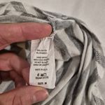 Red Lolly Striped Gray T-Shirt Dress With Pockets Size Medium Photo 3