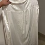 Princess Polly Satin Shirt White Mini Dress Photo 5