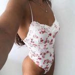 Tiger Mist Mesh Floral Bodysuit Photo 5
