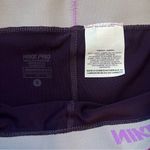 Nike ‎ Pro Dri-Fit Purple Training Capri Tight Leggings Women’s Size Small Active Photo 3
