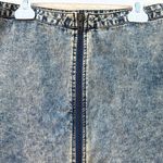 Forever 21 Front zipper acid wash denim skirt Photo 2