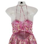 Band Of The Free Floral Built In Bra Sweetheart Fit & Flare Dress Pink Sz Small Photo 11