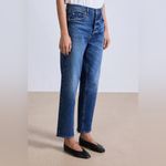 Apiece Apart Mensy Mid Rise Jean Vintage Blue Wash Photo 1