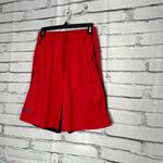Under Armour Red Black Shorts SM/P Loose Fit Colorblock Athletic Training Gym Photo 7