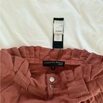 Veronica Beard  Cotton Linen Blend Karter Pleated Pants Mocha NWT Photo 7