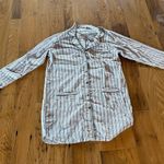 UGG  Cozy White and Gray Pajama Top Photo 0