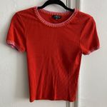 J.Crew Vintage Rib Shrunken T-shirt with contrast stitch Sz Small Photo 0