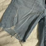 Calvin Klein Jeans  Short Womens Size 28 Bermuda High Rise Blue Distressed Photo 3