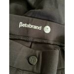 Betabrand  Black M Petite Sateen Twill Stretch Pants Women's Photo 4
