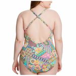 Bleu Rod Beattie  Seriously Sunny Cross-Back One-Piece Swimsuit Size 12 Photo 10