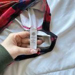 Athleta Floral Pink Black Tank Top Womens Size Medium Yoga Racerback Breathable Photo 4