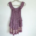 Spell & The Gypsy Collective Spell & The Gypsy Dahlia Purple Floral Mini Dress Photo 9