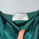 Lavender Field  Dark Green Velvet Bodysuit Photo 1