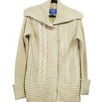 Simply Vera Vera Wang Beige Cable Knit Cardigan Photo 0
