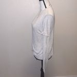 Gillagan O’Malley sleepwear light gray ruffle long sleeve pajama top Size XS Photo 3