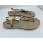 Ipanema Thong Sandals Women 9 Flip Flop Casual Travel Vacation Beach Lightweight Gold Photo 4