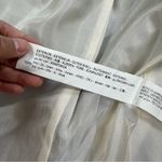 ZARA Women’s Linen Blazer Open Front Striped Rolled Sleeve Academia in Black S Photo 14