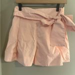 J.Crew Pink Skort with Bow Tie and High Waist Photo 0