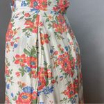 Gap Vintage 90s Skirt Floral Midi Rayon White Cottagecore Buttons Women Size 2 Photo 13