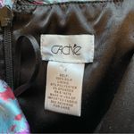 Cache Y2K Ruched Strapless 100% Silk Multicolored Printed Party Cocktail Dress 4 Photo 4